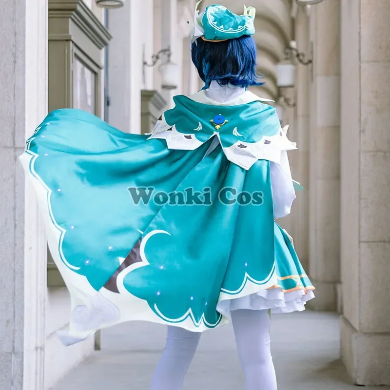 Game Impact Twenty Cosplay Costume Wig Lolita Cute Dress for Twenty Female Gen Cosplay Shin Costumes