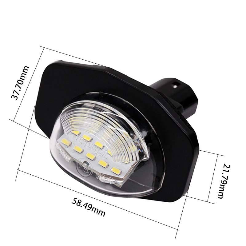 Luz LED de número de matrícula de coche para Scion XB - AZE151 XD - ZSP110 para Toyota COROLLA SIENNA URBAN CRUISER ALPHARD