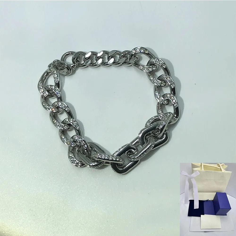 Nova moda dextera escondida branco imitação de cristal pulseira requintado presente de ação de graças feminino