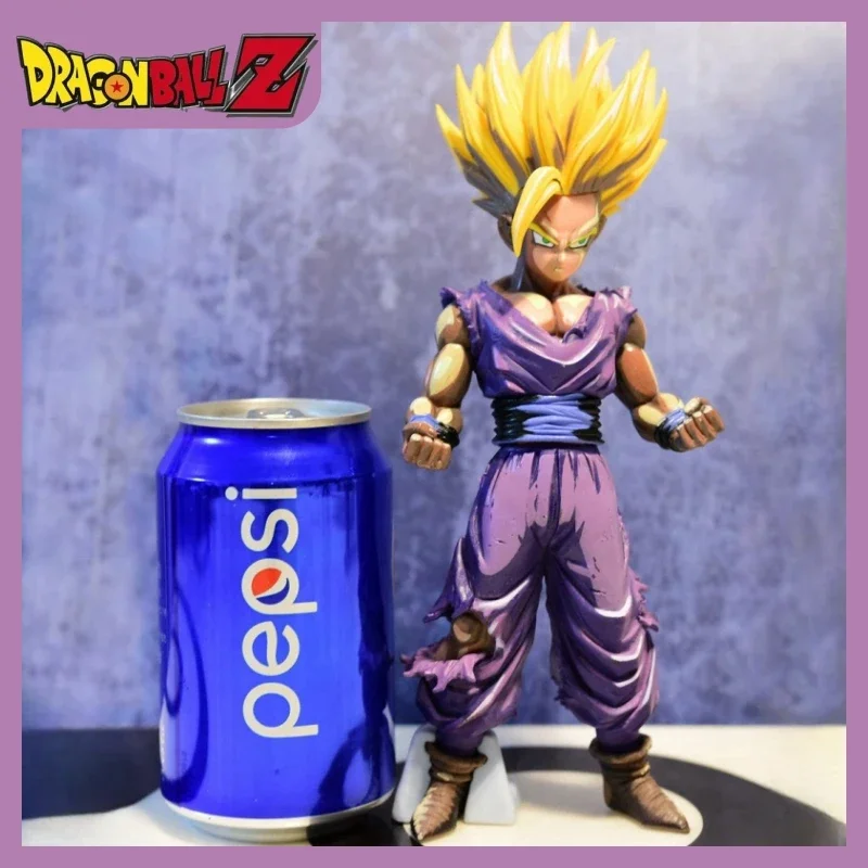 

24 см Драконий жемчуг Z Gk Gohan Sun Super Saiyan комиксная сцена фигурки модели украшения анимационные периферийные креативные Подарочные игрушки