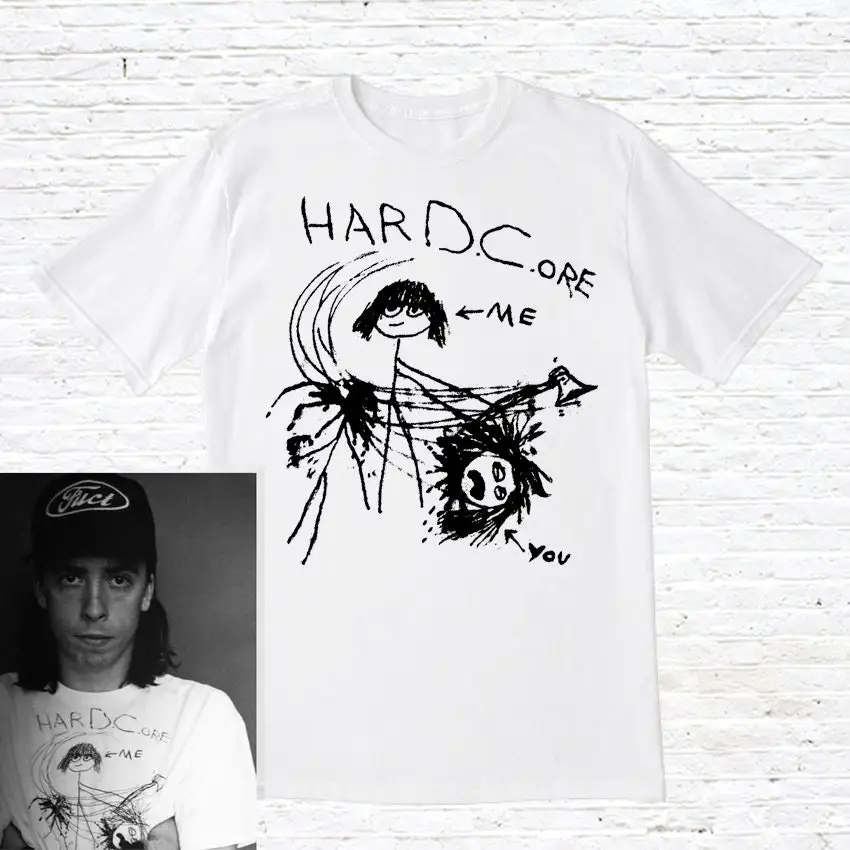 Hardc ore T Shirt Worn by Dave Grohl