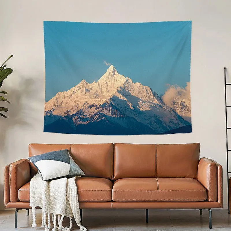 Japanische Schneeberg-Wandteppiche, Fuji-Blick-Landschaft, Japan-Reise-Wandbehang, Schlafzimmer, Wohnzimmer, Wohnheim-Dekoration