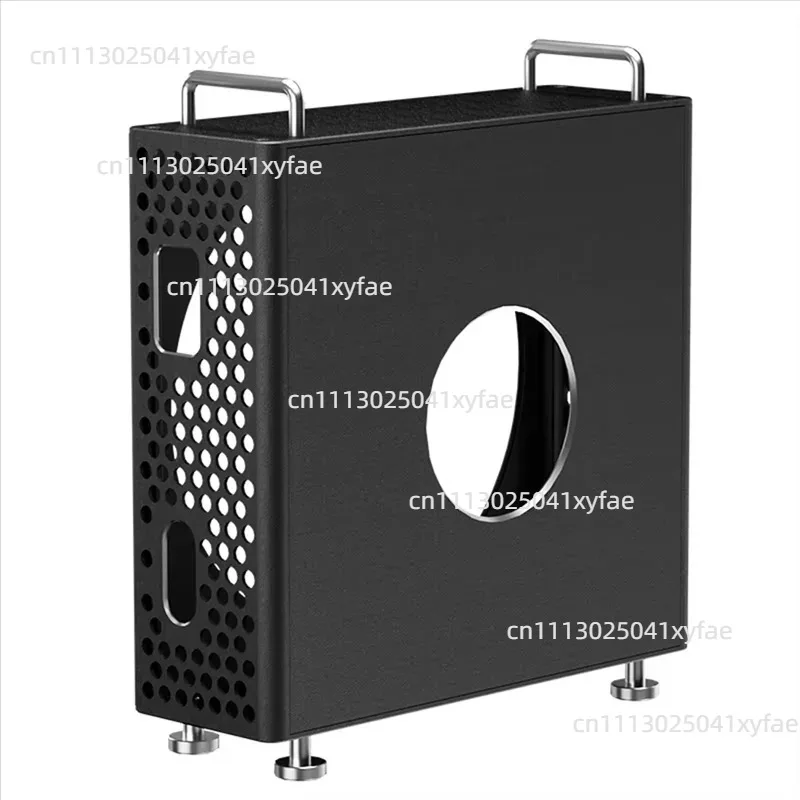 Aluminum Vertical Stand For Mac Mini M4 M4 Pro, Heat Dissipation Dustproof Desktop Holder
