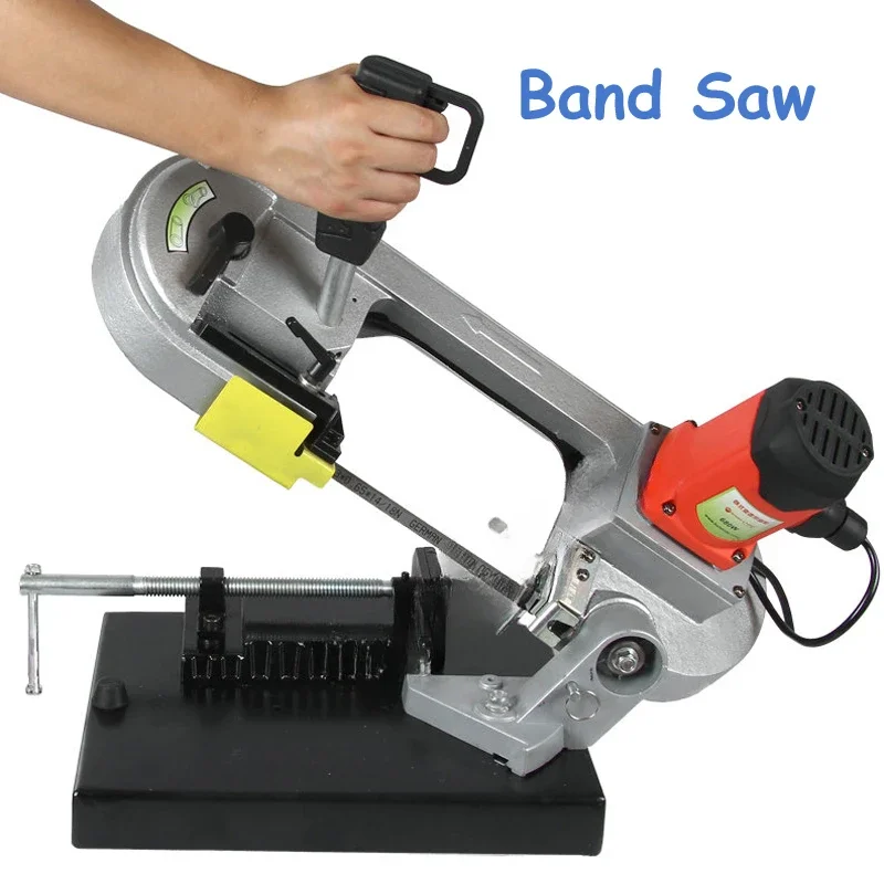 Multi-Functional Variable Speed Saw Mini Metal /Woodworking Band Saw Household Electric Cutting Machine