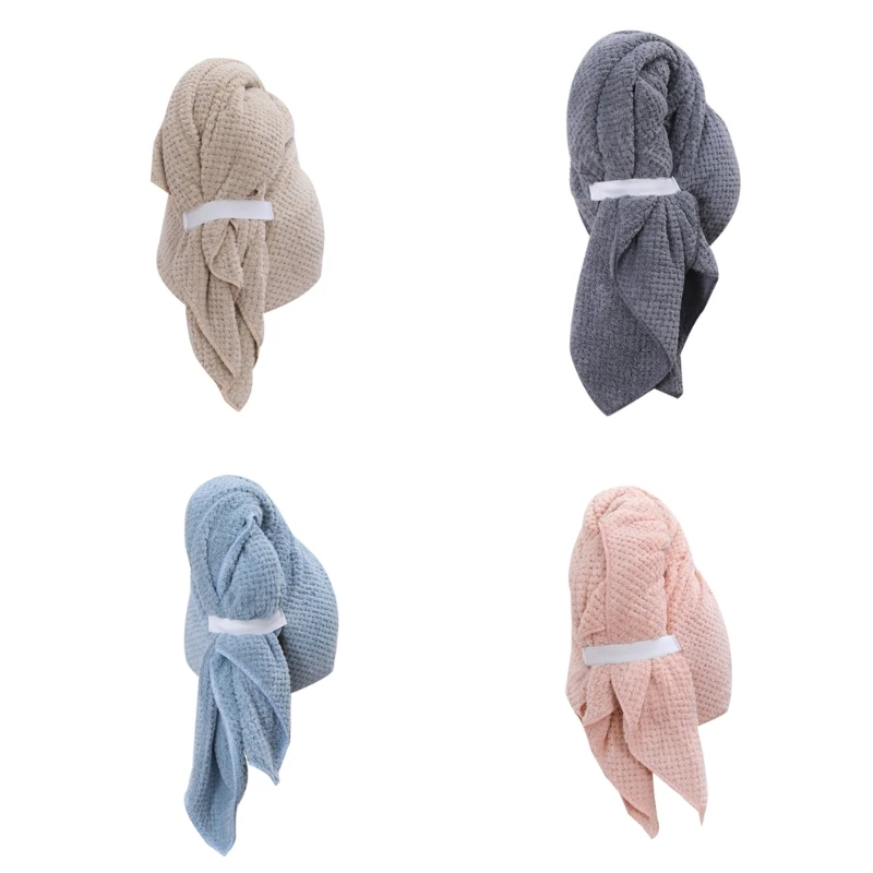 Quick Drying Hair Towel Wrap for Women, Large Microfiber & Soft Material