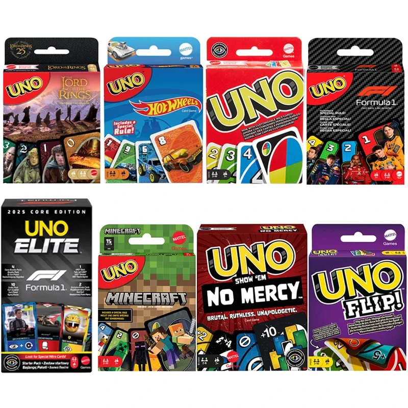 UNO Filp Playing Cards games,Super Mario,Minecraft,Lord of The Ring,Hot Wheels,No Mercy,Social Board Table party games,kids toys — Ring