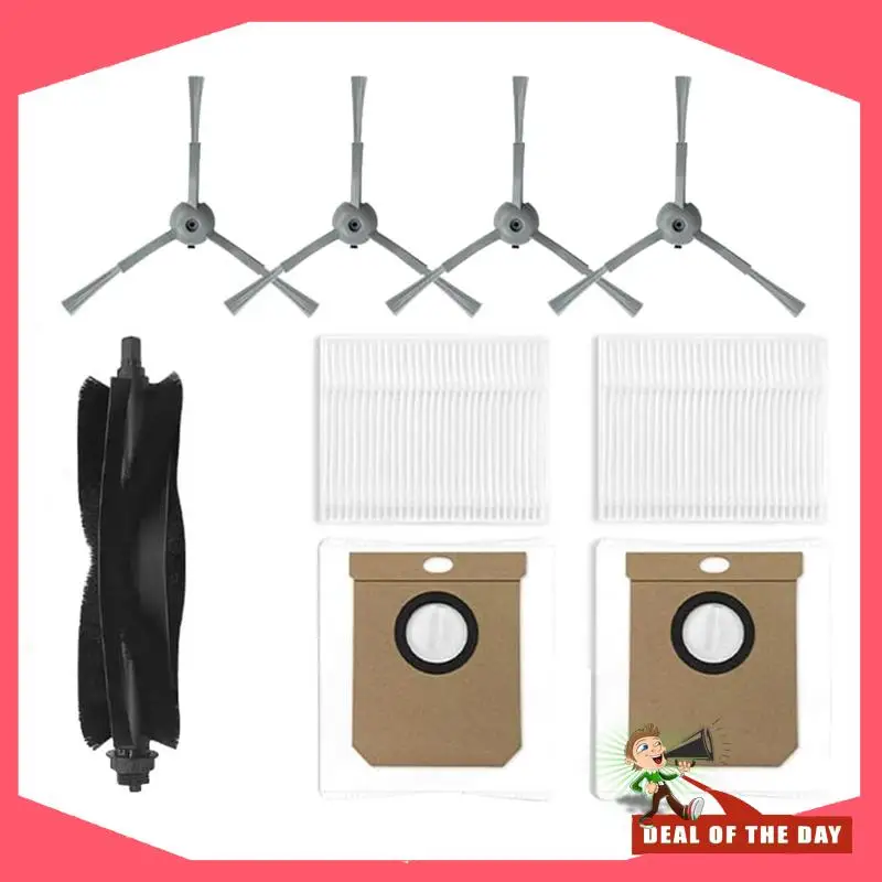 Consegna in 24 ore per Eufy L50/L60 Robot Aspirapolvere Spazzola laterale principale Filtri Hepa Sacchetto per la polvere Accessori di ricambio