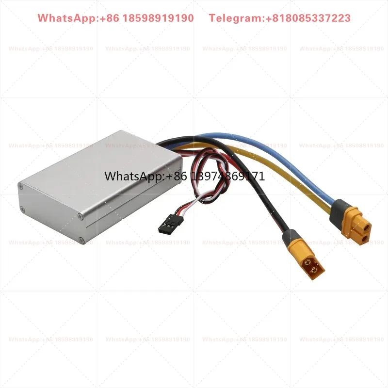 1PCS 24V 36V 48V Bidirectional Brushed ESC 3S-13S 60A Crawler Motor Electric Speed Controller with XT60 Plug for RC Electric Car