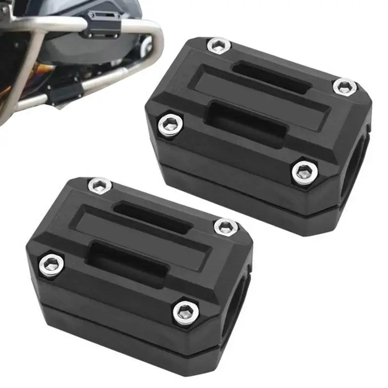 

Engine Protection Block Corrosion Resistant Crash Bar Protectors Decorative Blocks For 22mm/25mm/28mm Durable Crash Bar