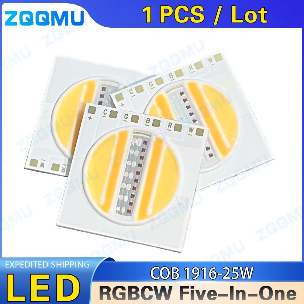 Imagem -01 - Iluminação Exterior Fonte de Luz Integrada Conta de Lâmpada de Alto Brilho Rgbcw Five-in-one Cob1915 25w iluminacao exterior fonte de luz integrada conta de lampada de alto brilho rgbcw five in one cob1915 25w 01