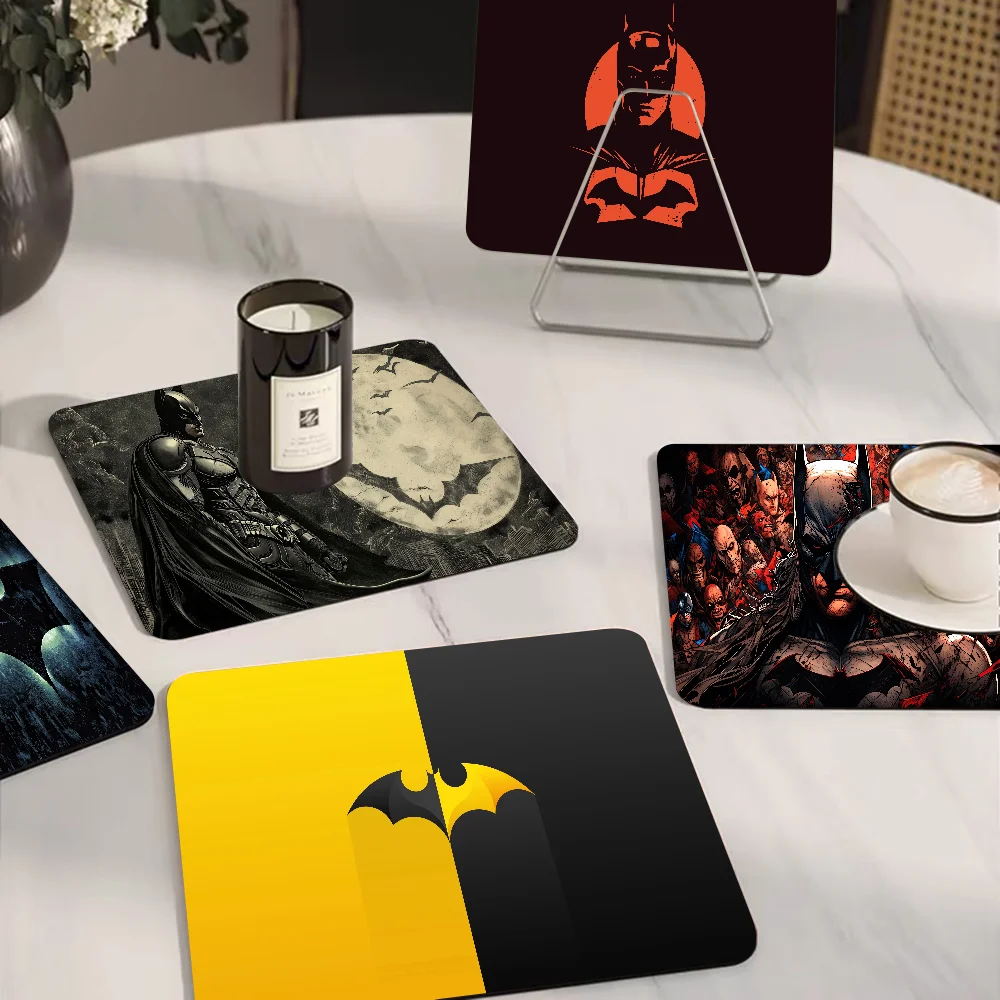 B-Batmans-S Quick Drying Dish Mat Printed Kitchen Non-slip Coffee Cup Pad Drain Mats Dinnerware Cup Bottle Placemat