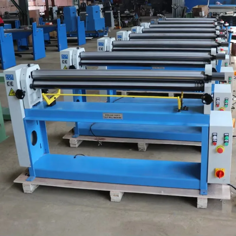 Electric Slip Rolling Machine ESR 1300x1.5mm Metal Sheet Automatic Roller New Product 2020 Provided 75 Aluminum Cutting Machines
