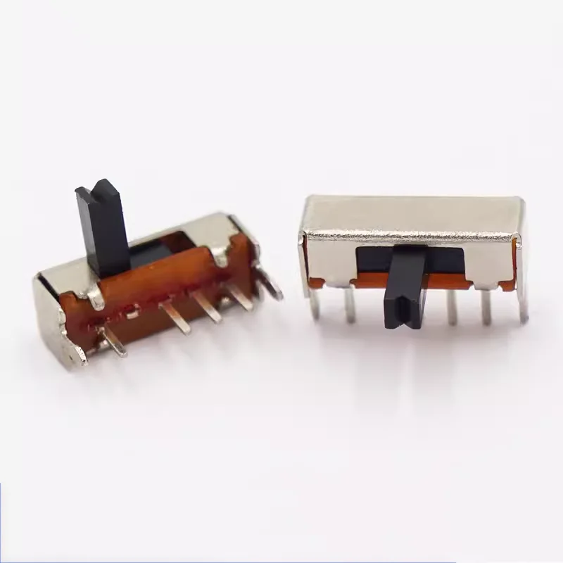 SK13D07 Sliding switch Side handle 4-pin three-gear toggle switch Bluetooth speaker band switch Toggle switch