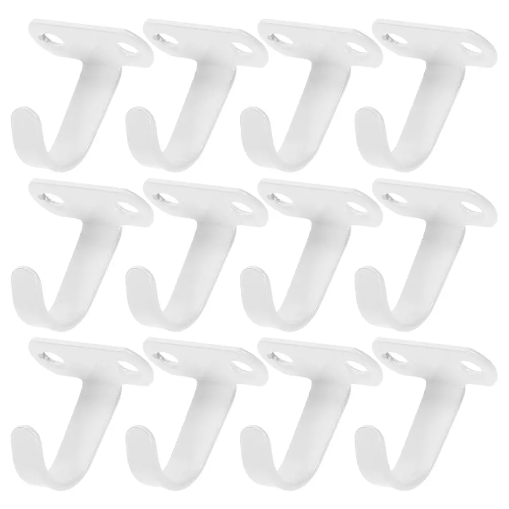 

12pcs Hooks Heavy Duty Kitchen Cabinet Coat Hanger Plant Holder Wall Mount Ceiling Ceiling Hooks For Hanging Plants Hook Home