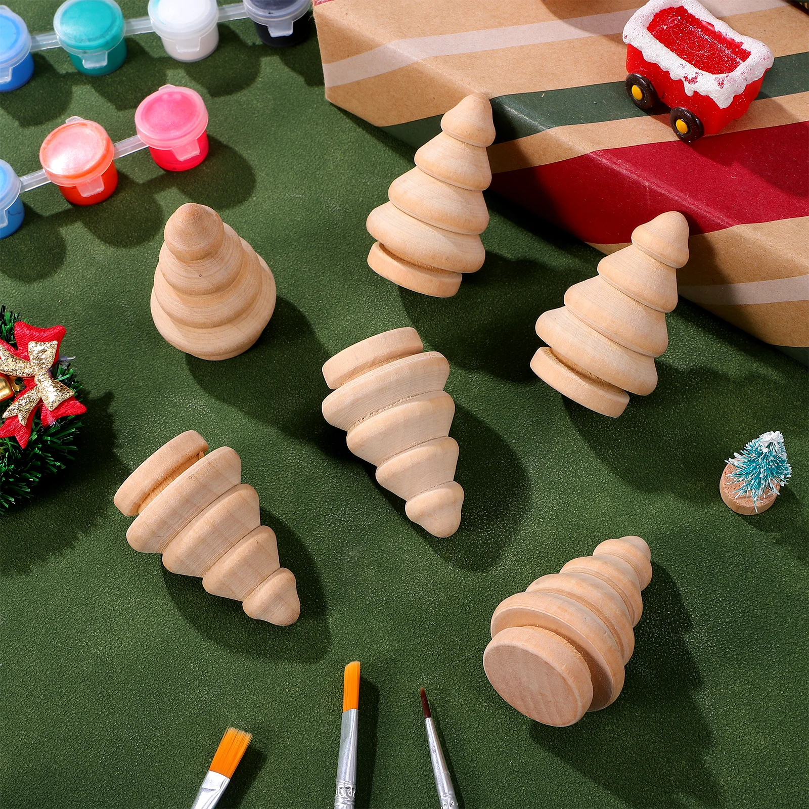 

10Pcs Wooden Family Peg Shape DIY Painted Blank Decoration Educational Children Craft Gift for Party Wedding Festival