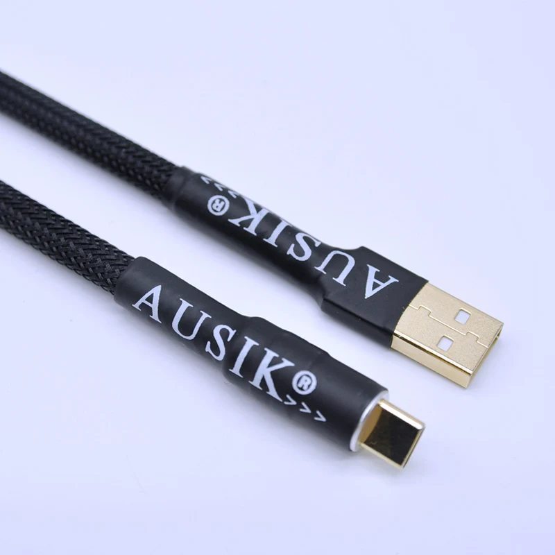 HiFi 2.0 USB Type A To C Data Cable / Canare Audio Cable for PC MP3 CD DVD Amplifier DAC AUSIK AS016