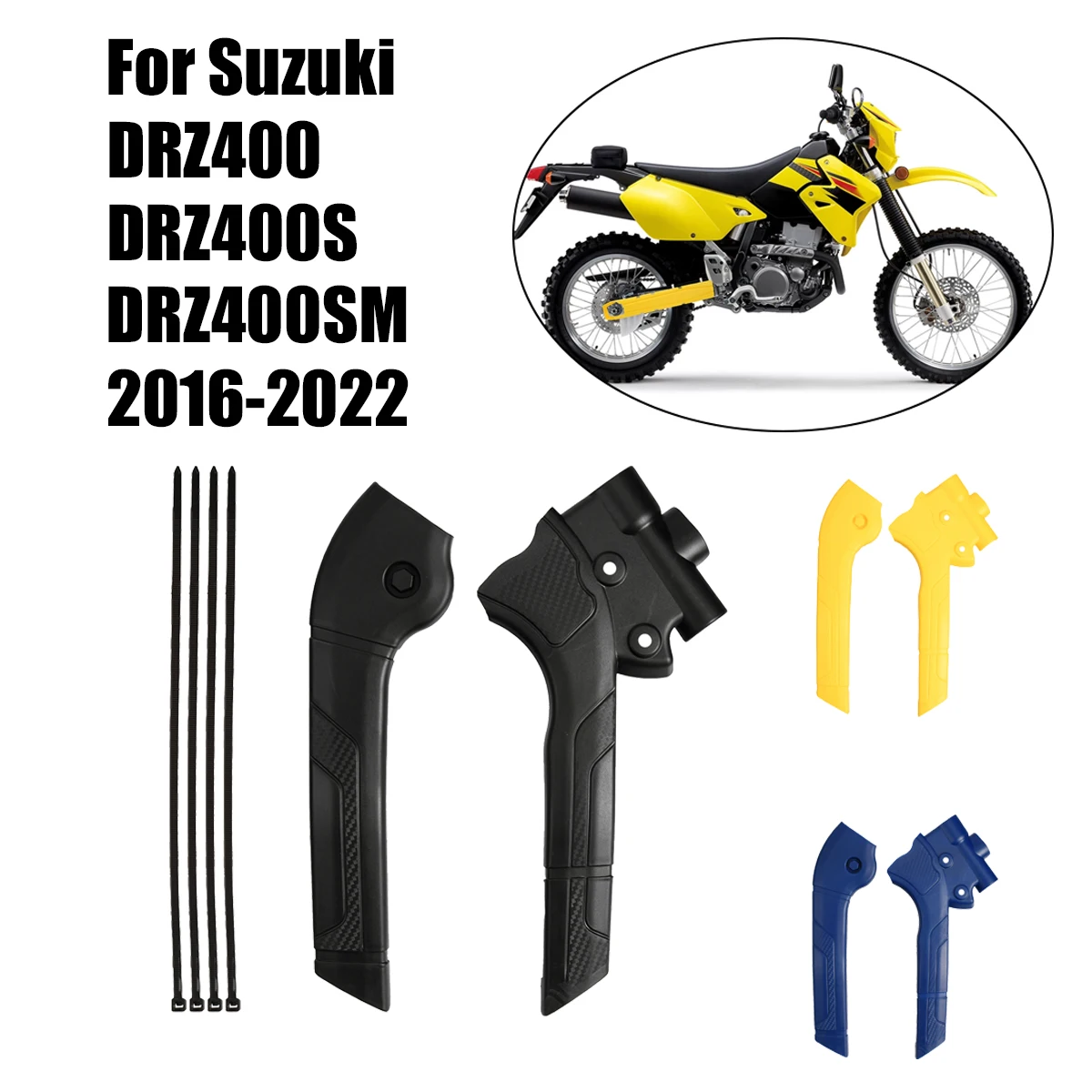 

Motorcycle Frame Guard Cover Protector For SUZUKI DRZ400 DRZ400S DRZ400SM DRZ 400 400S 400SM 2022 2021 2020 2019 2018 2017 2016