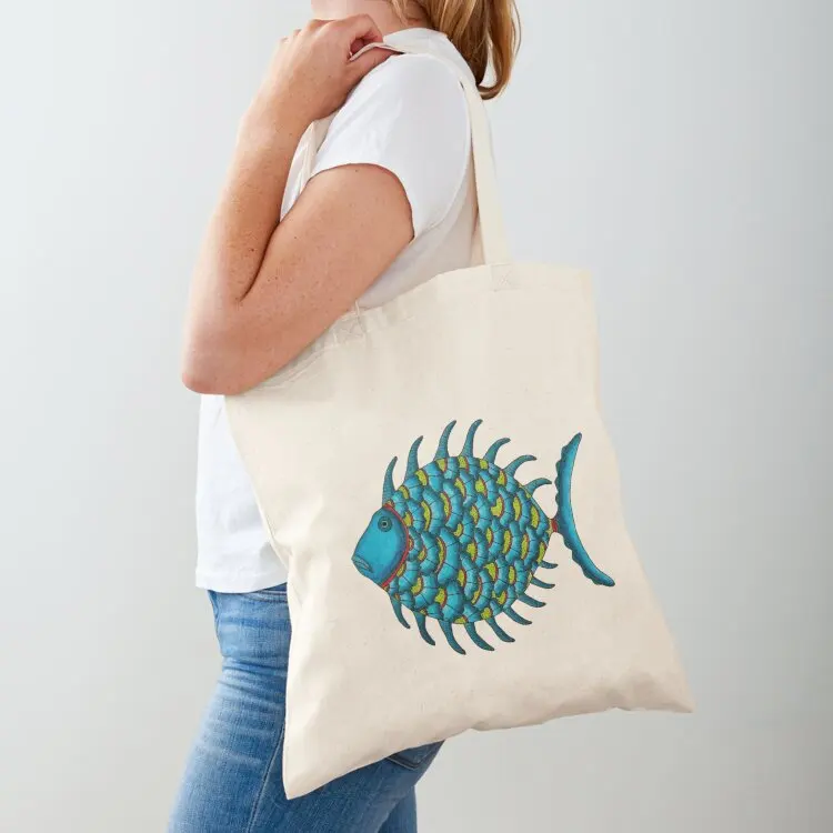 Red Collared Fish Tote Bag Lady bags Large bags for women hand bags