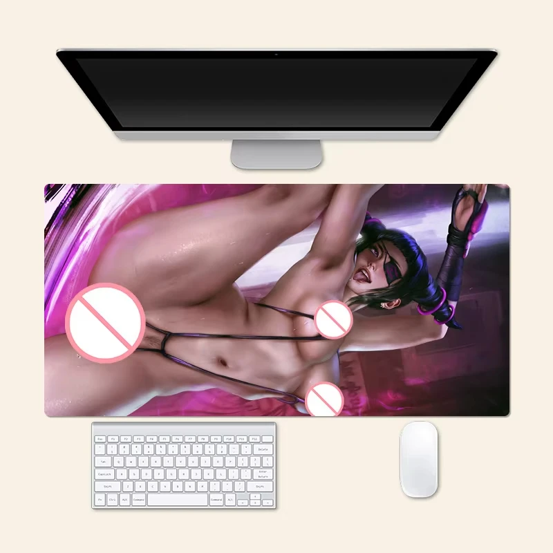 Sexy Han Juri Anime Large Mouse Pad Office Mousepad Creative Game Desk Mat Gift