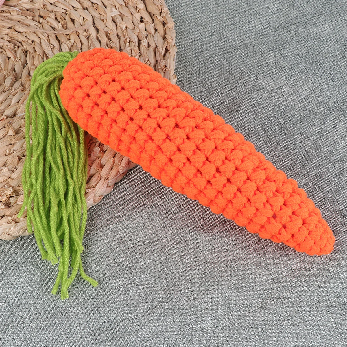 Baby Kids Child Crochet Knit Fruit Vegetable Carrot Toy Photo Photography Props Crochet Photo Props
