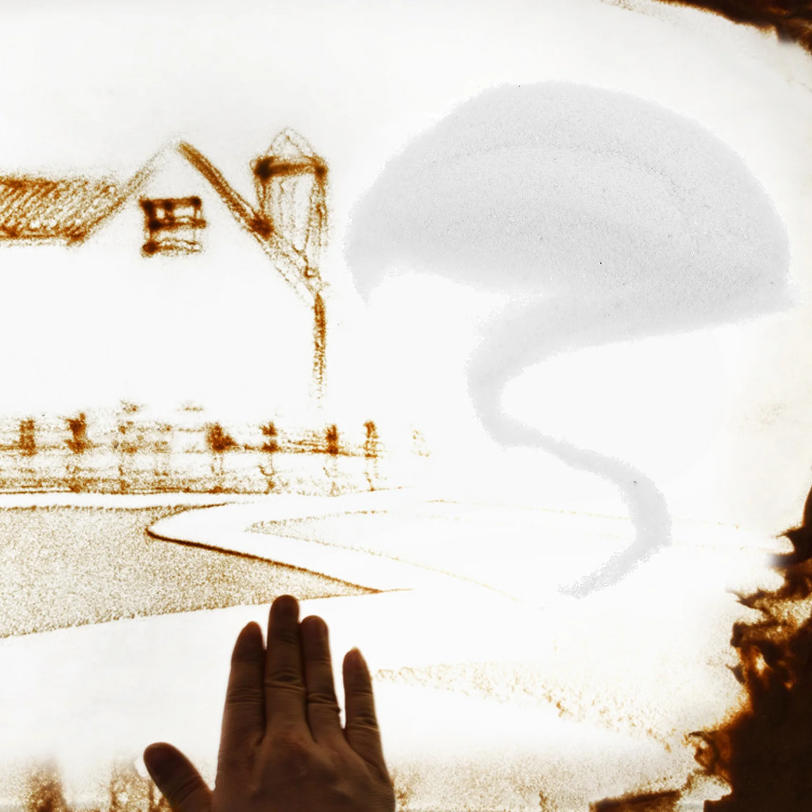 2 pz Fine Per Il Fai Da Te Texture Acrilica Pittura 80 Maglia Particelle Minerali Per Zen Giardino Tavolo di Sabbia Artigianato Rifornimenti di Arte Scenico