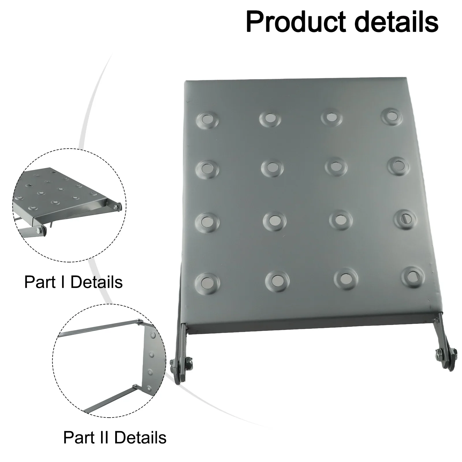 

Многофункциональная лестница для уличной лестницы, рабочая платформа, высококачественный железный материал, нескользящая для использования в помещении и на открытом воздухе