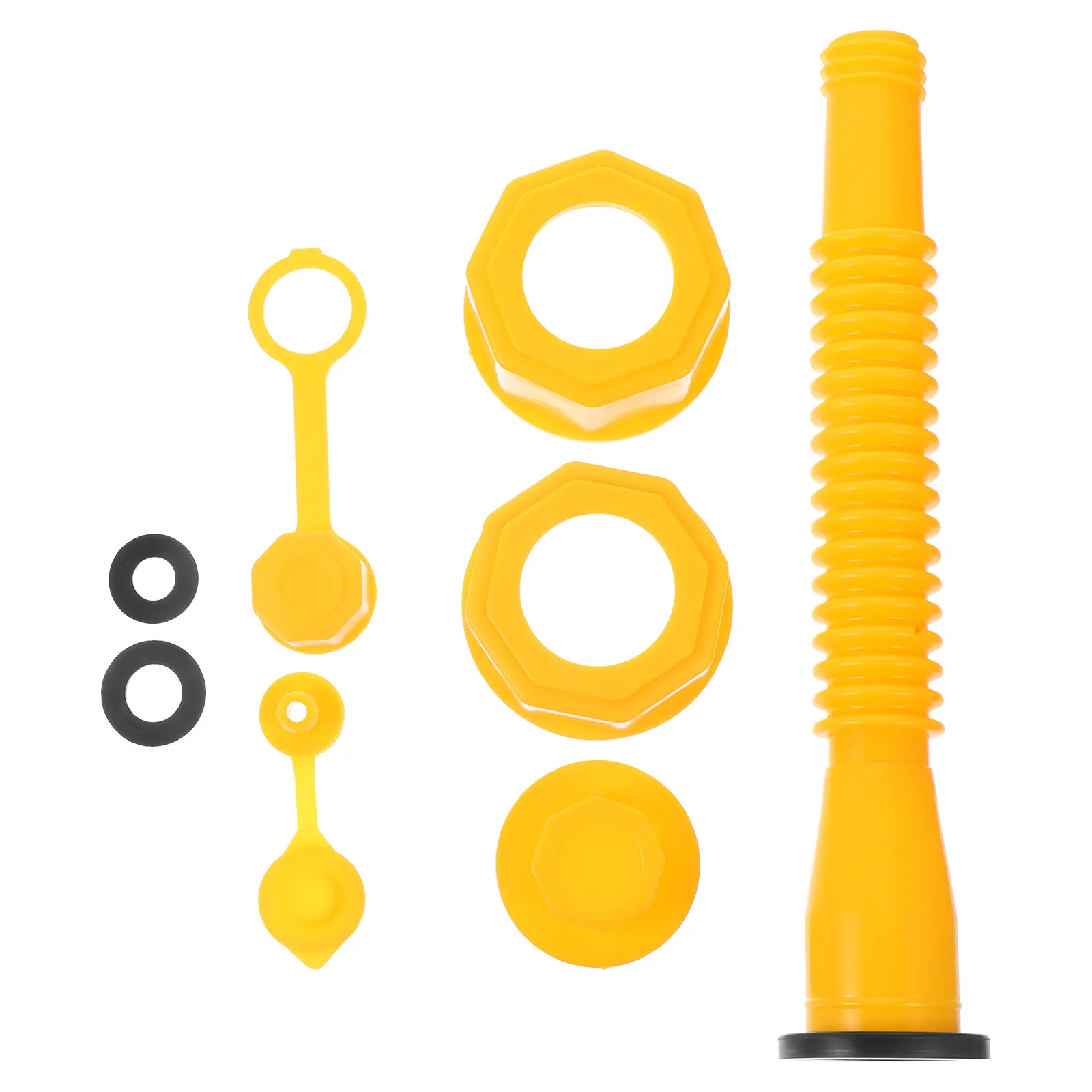 

Gas Can Spout Replacement 1/2/5/10 Gallon Sturdy ABS Material Fast Flowing Durable Lightweight Compatible Practical Kit