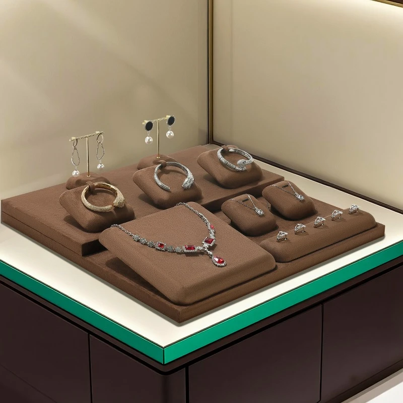 Multi-Function Display Stand Ring Bracelet Necklace Pendant Organizer for Retail Store Counter Showcase Props Для Украшений