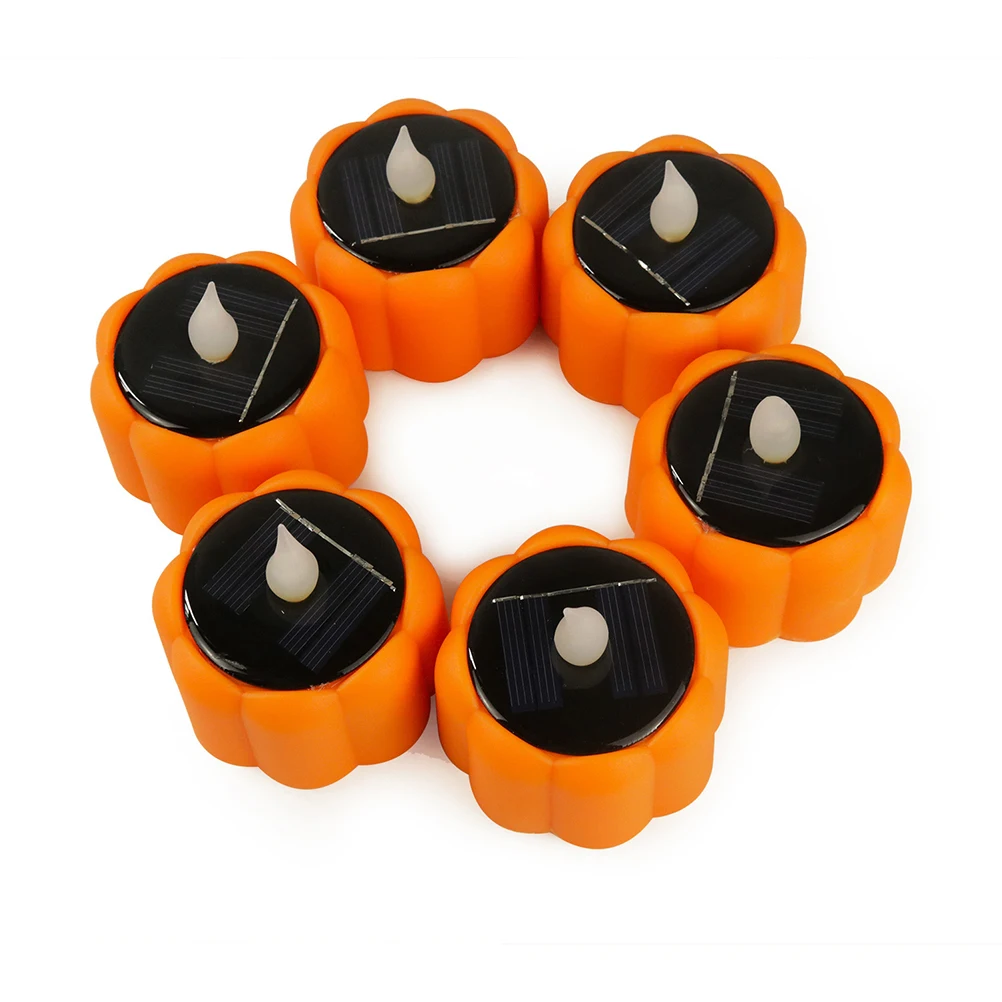 

2Pcs Solar Lantern Halloween Party Lamp LED Light Waterproof Indoor Pumpkin Lantern Outdoor Use Safe Kids Pets