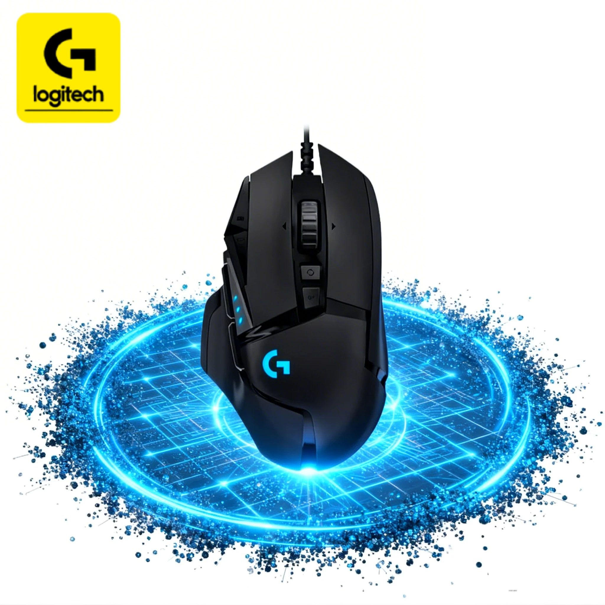 

Легкая беспроводная мышь Logitech G502: низкая задержка, высокая точность, профессиональная настройка для киберспорта, плавная работа во фрейм-рейтинге (FPS).