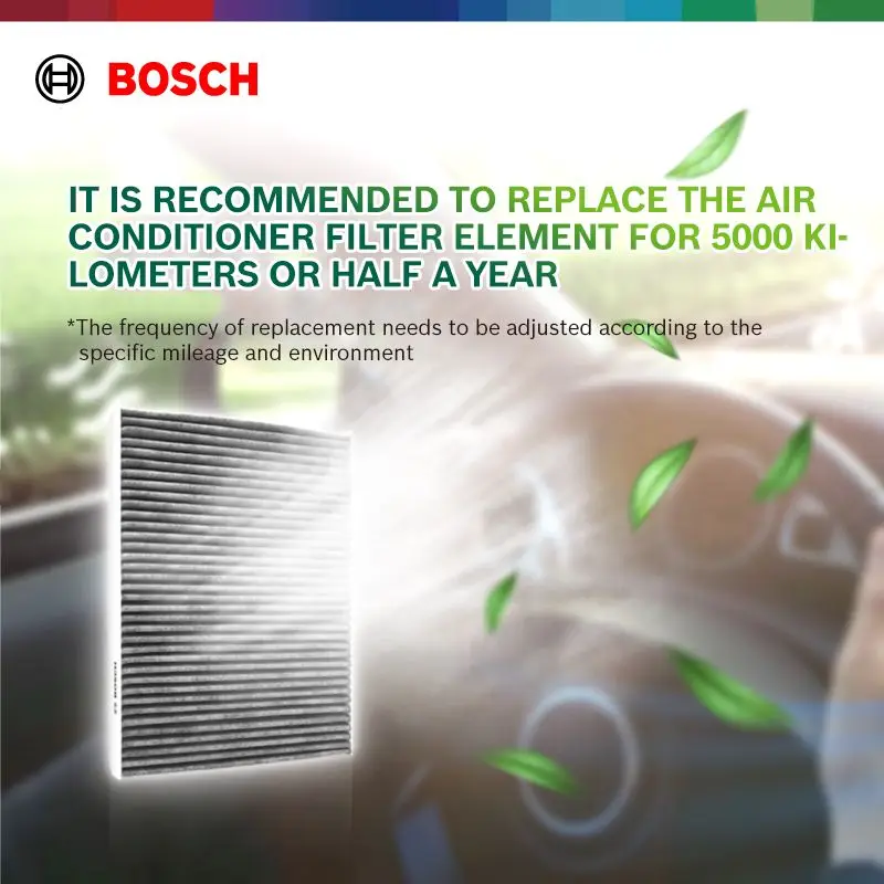 BOSCH For BMW X1 Car Air Filter Air Conditioner Cabin Filter with Activated Carbon Replacement 64316962549 64316946628