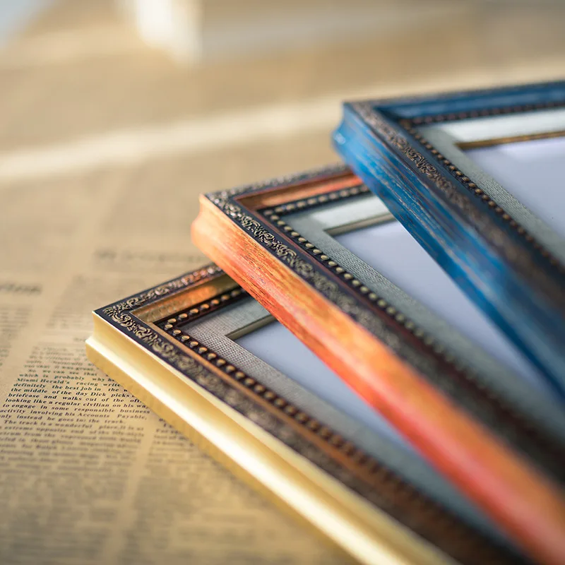 إطارات الصور الرجعية الأوروبية الجديدة، والحوامل، وإطارات صور تزيين الصور في استوديو الصور، وإطارات الحائط، والديكور DIY #4