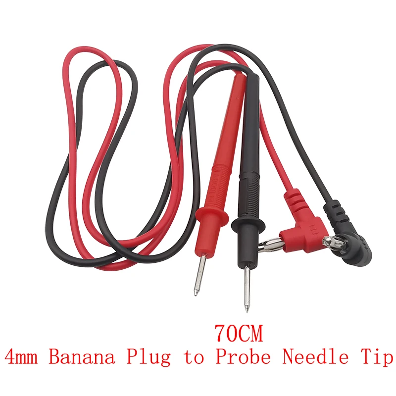 Universelle Multimeter-Messleitungen, 4-mm-Bananenstecker-Anschluss an Krokodilklemmen/Bananenstecker/Pinzetten-Clip/Sondenspitzen-Drahttest