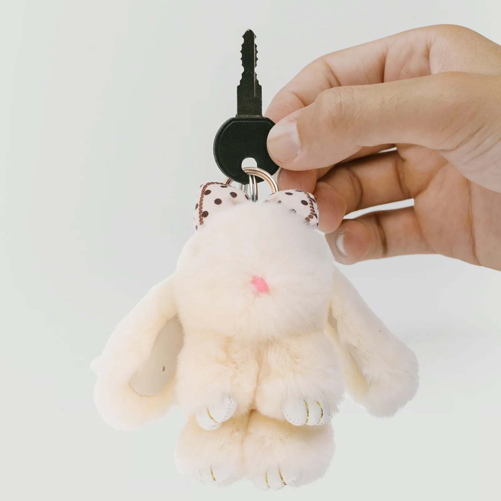 

Мягкий плюшевый брелок-кролик, милый кролик-подвеска, брелок-бантик для сумки, милый брелок-животное, плюшевый брелок-игрушка