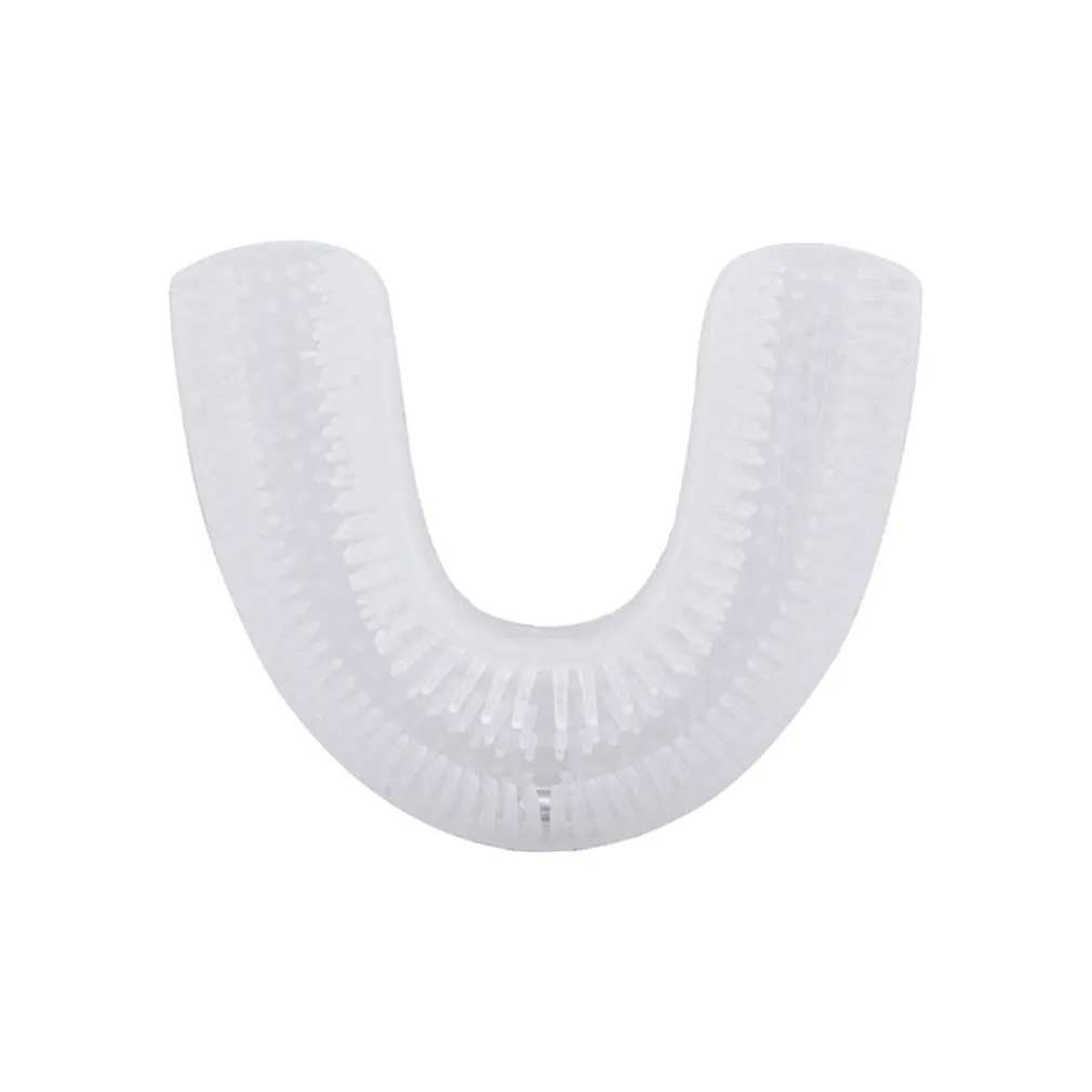 Design à prova dwaterproof água u forma crianças silicone 360 graus sônico escova de dentes elétrica automática branqueamento escova de dentes