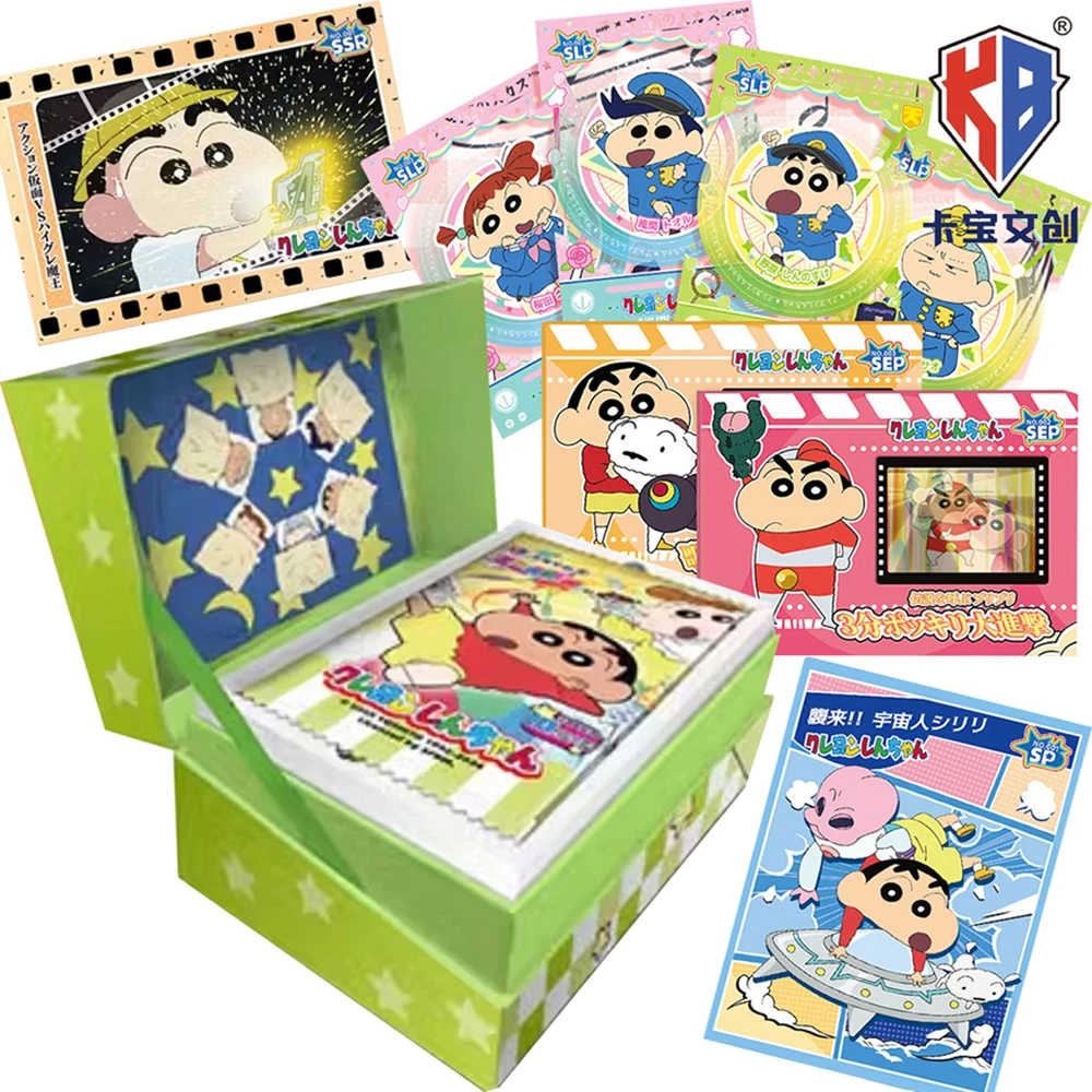 

KABAO Genuine Crayon Shin-chan Child's Christmas Gift Fans' Like Anime Protagonist Creative Movie Battle Series Collection Card