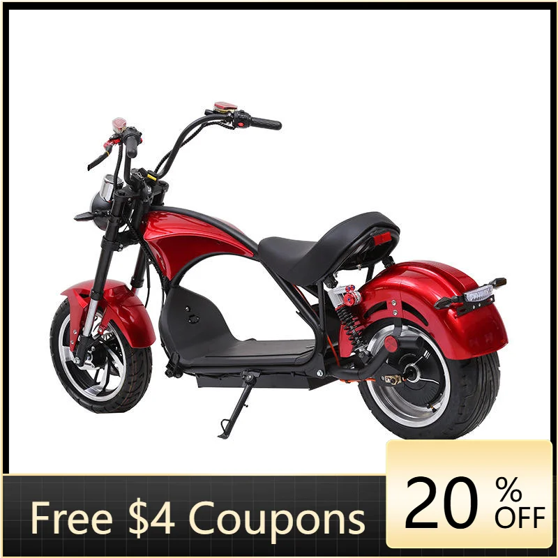 YzhgbPowerful two-wheeled electric motorcycle high-quality factory wholesale adult cruise electric scooter, off-road wide tire t
