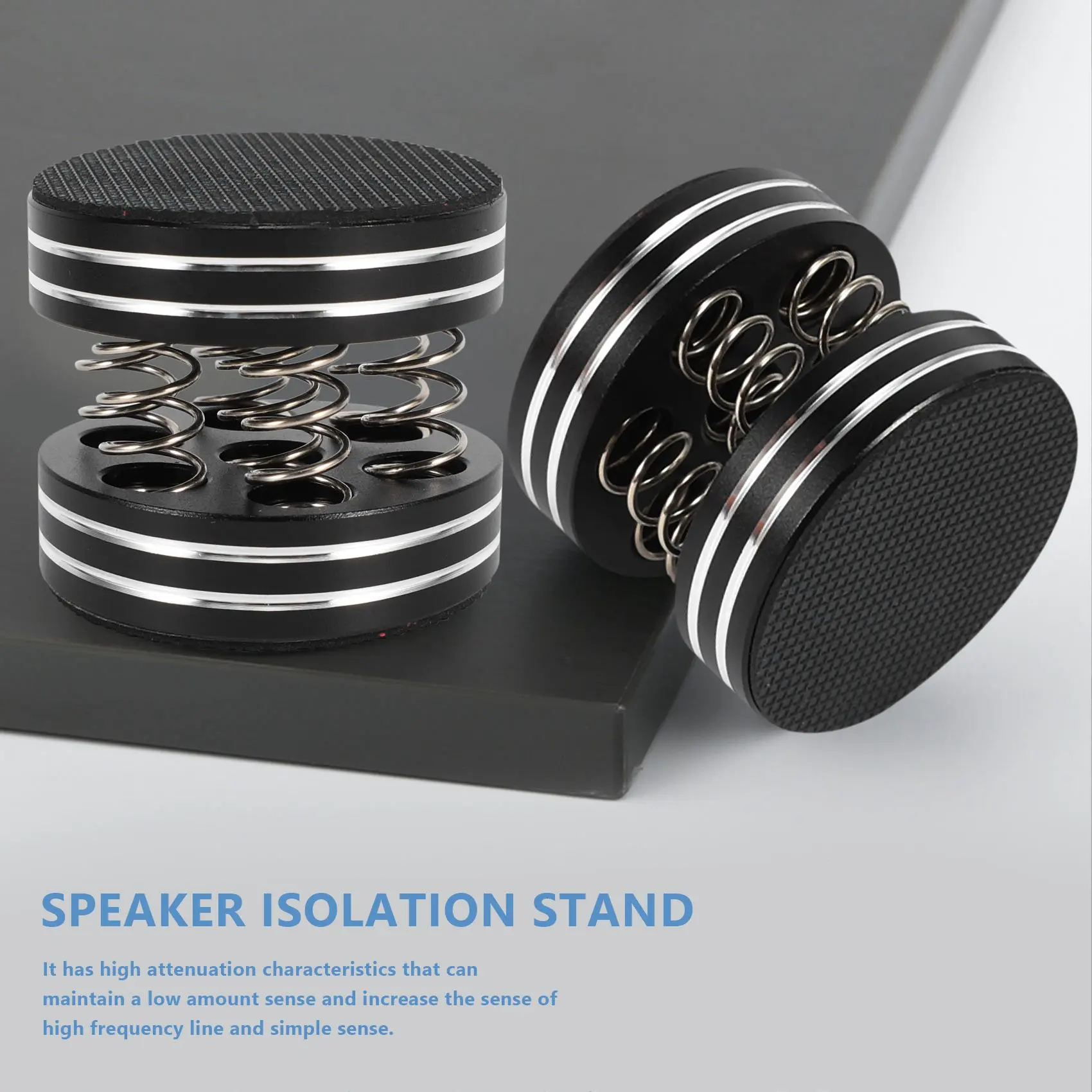 4 قطعة اوديوفيلي صدمة المسامير الربيع التخميد وسادة HIFI حامل قدم المتكلم سبايك الصوت CD مكبر للصوت وسادة للقدم