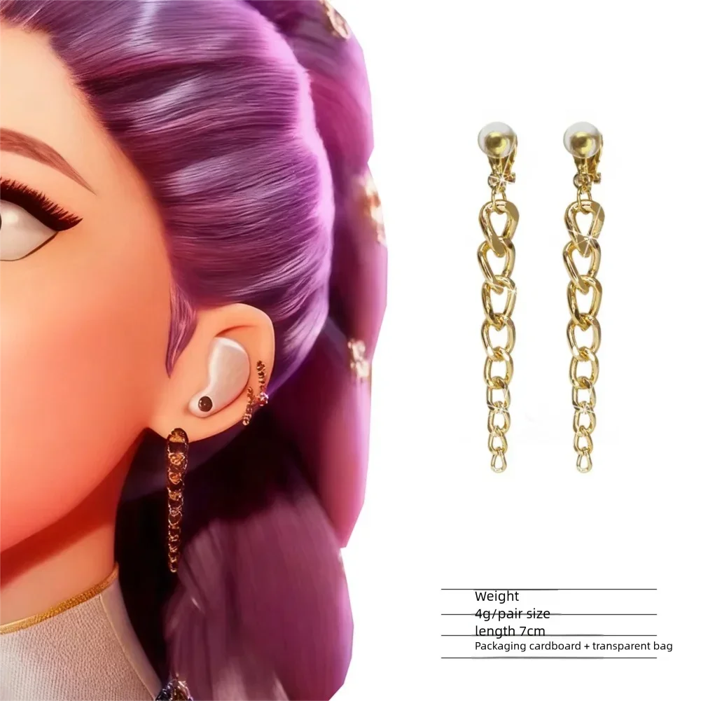 

Cosplay Earrings Ears Clip Anime Cartoon Character Wristband earrings for Kids Girls Costume Accessories