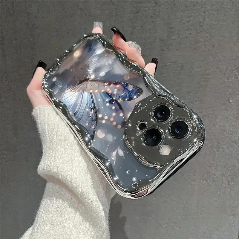 Standing Butterfly Phone Case For Samsung Galaxy A05 15 M54 M14 M34 A15 A145G A13 4G A21S A22 A23 A04S A04 A02 A03Core Soft
