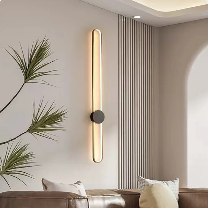 Modern Sconce LED Long Wall Light for Bedroom Living Room Surface Mounted Background Room Decor Wall Lighting Fixture