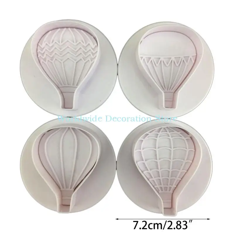 Q39B 4 Pack 친환경 3D 프린팅 베이킹 가제트 쿠키 절단기 DIY 쿠키 금형
