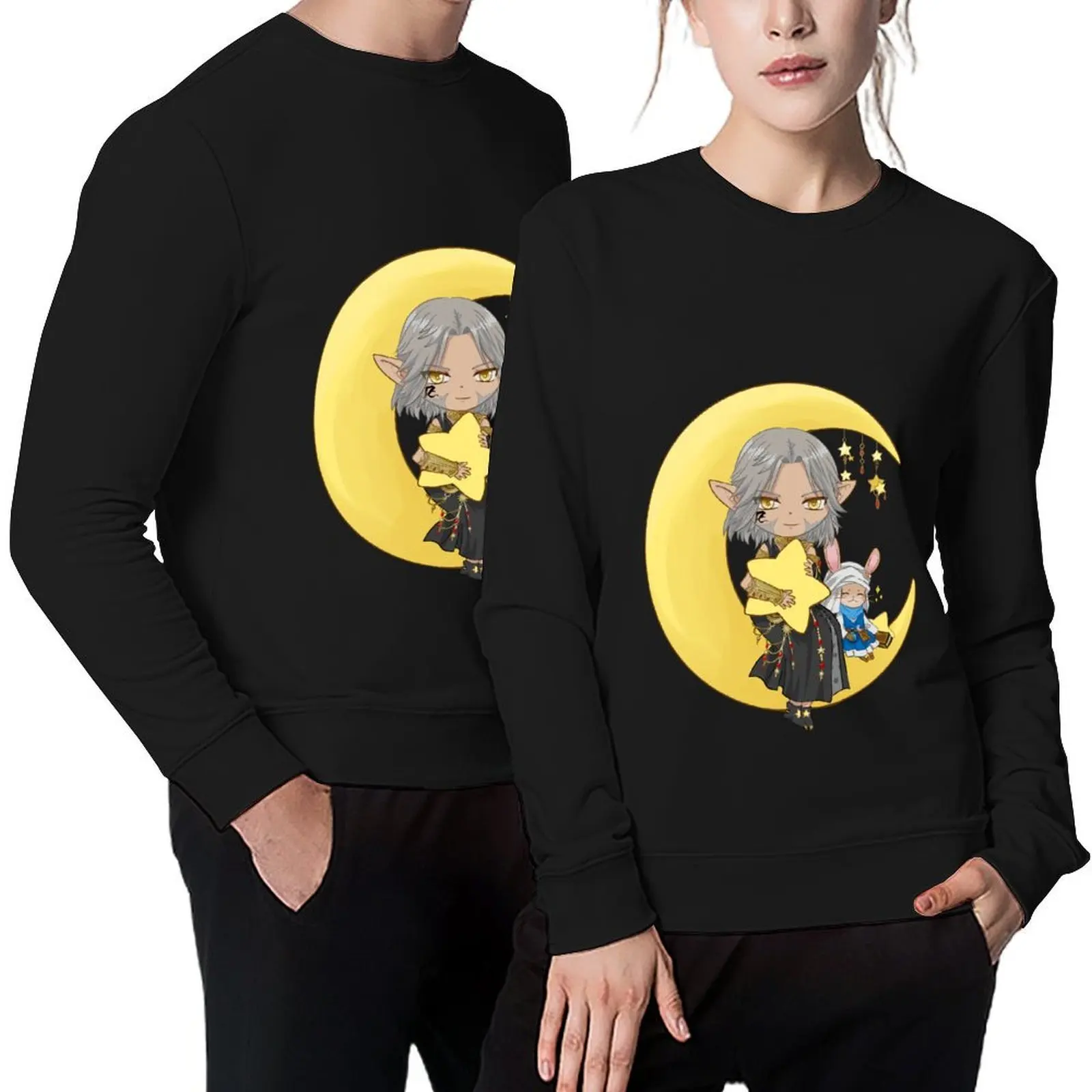 

Urianger & Loporrit on Moon FF14 FFXIV Pullover clothes for men men's coat mens clothes winter clothes men's sweatshirt