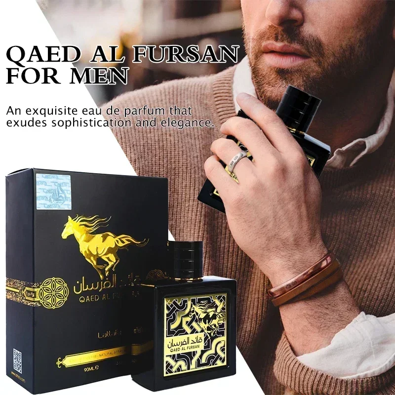 90ml High Quality Men\'s Perfume Dubai Prince Men Perfumes Cologne lasting Fragrance Fresh Pheromone Floral Note Holiday Gift