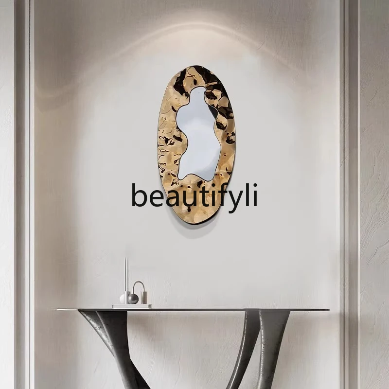 

Light Luxury Entrance Wall Decoration Sofa Background Wall Three-Dimensional Wall Decoration Model Room