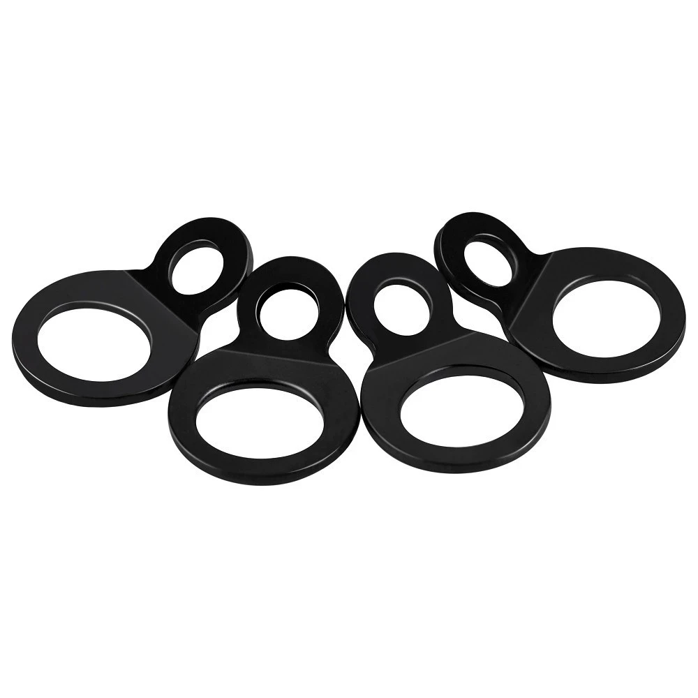 4Pcs Attach Tie-downs Stainless Steel Tie-Down Strap Rings Motorcycle Part Tie Down Strap Rings for Motorcycle Dirt Bike ATV UTV