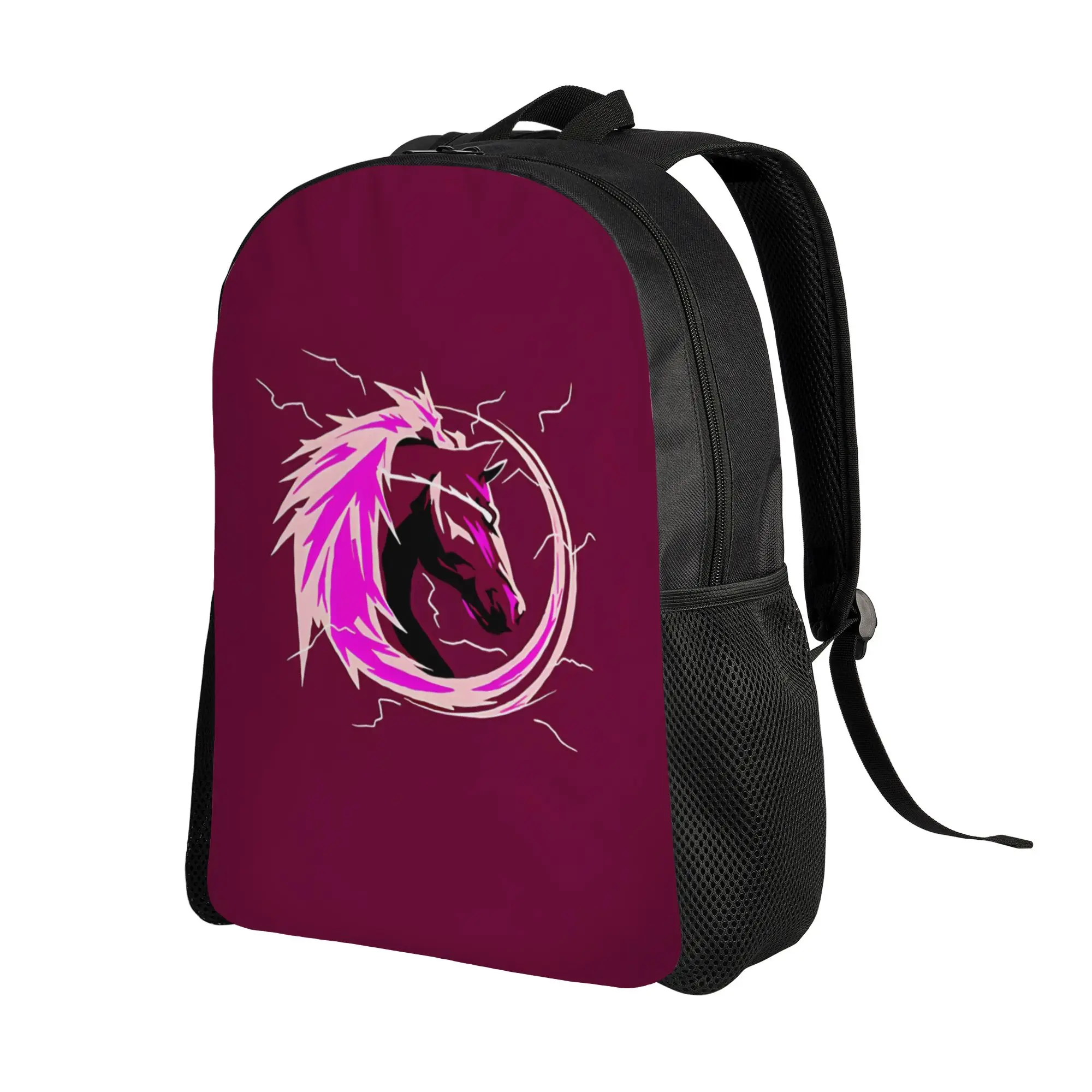 Trippy Landscape Charging Thunder Backpack Fashionable Cool Aesthetic mochila Large Capacity Schoolbag For Teens