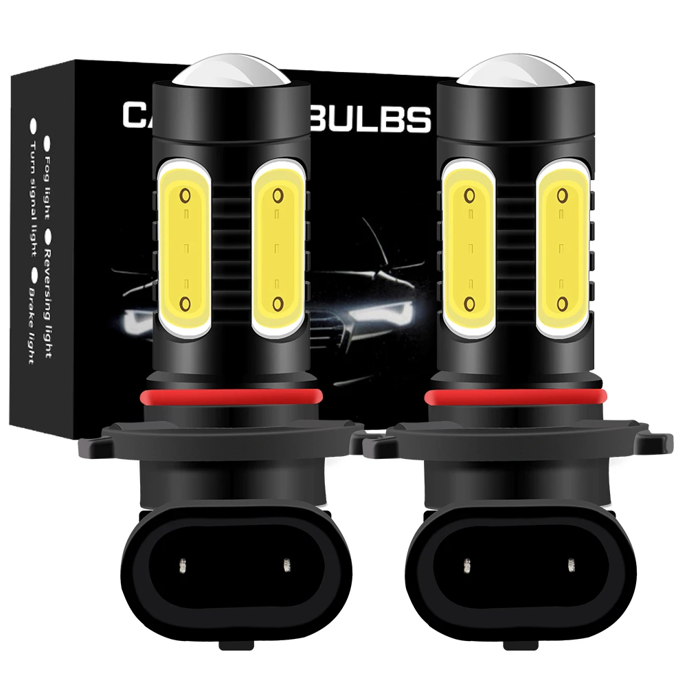 2x 1500LM 9005 9006 HB3 HB4 H8 H11 H1 H3 PSX24W 2504 P13W PSX26W H16 PS19W 5202 880 881 H27 High Quality COB LED Fog Lights Bulb