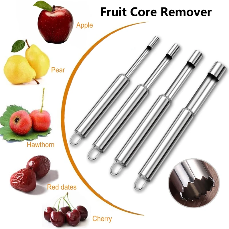 

Fruit Core Remover Cutter Kitchen Gadgets Stainles Steel Home Vegetable Tool Apples Red Dates Corers Fruit Core Remove tool