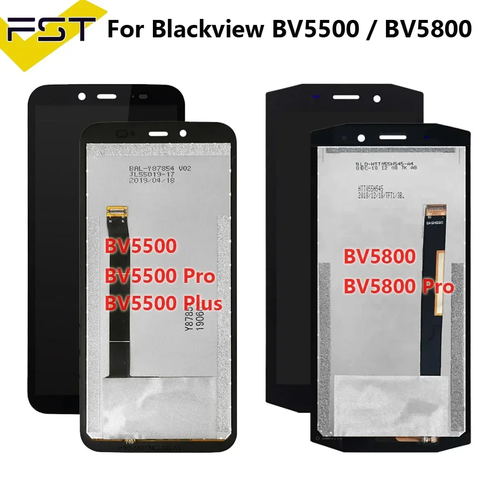 For Blackview BV4900 BV5100 BV5500 LCD Display Touch Screen Digitizer BV5800 Pro BV7100 LCD BV6300 BV6600 BV8800 BV9100 BV9800